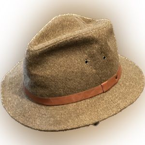 Green Wool Leather Belt Fedora by New York Hat & Cap Co. Sz XL MSRP $140🔥 👀